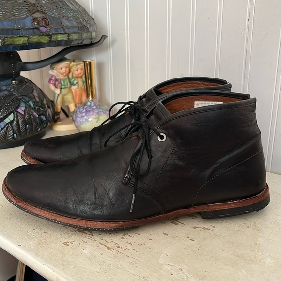 Timberland boots chukka wodehouse black leather size 12